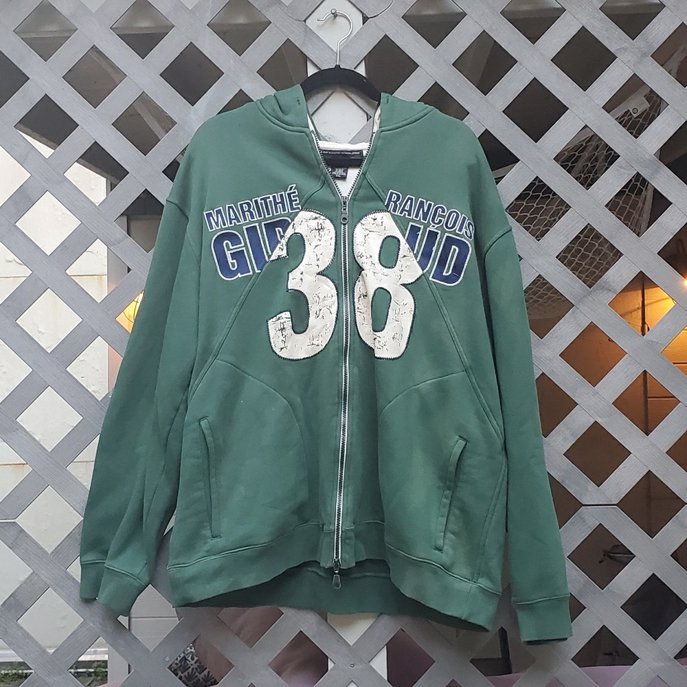 Green Zipper Hoodie